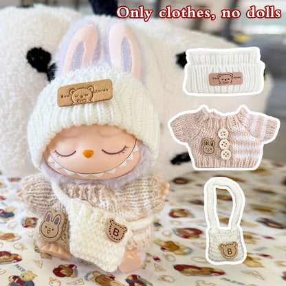Designer Sweater Hat Bag Set