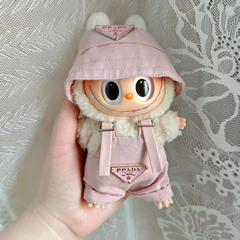 Labubu Mini Doll Stylish Outfit